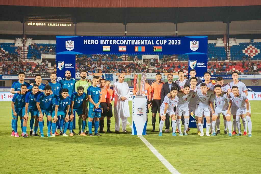 The Blue Tigers defeated Lebanon 2-0 in the 2023 Intercontinental Cup final at Bhubaneswar
