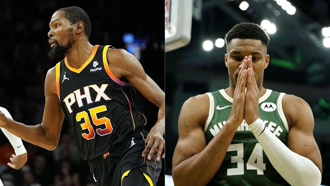 Kevin Durant and Giannis Antetokounmpo are putting up astonishing stats in the 2023-24 NBA season