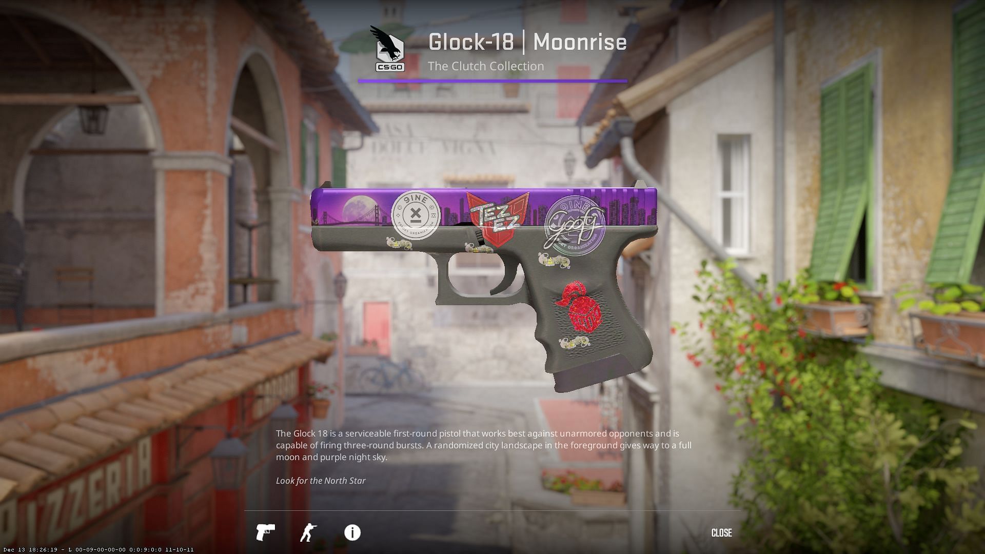 Glock-18 Moonrise (Image via Valve)