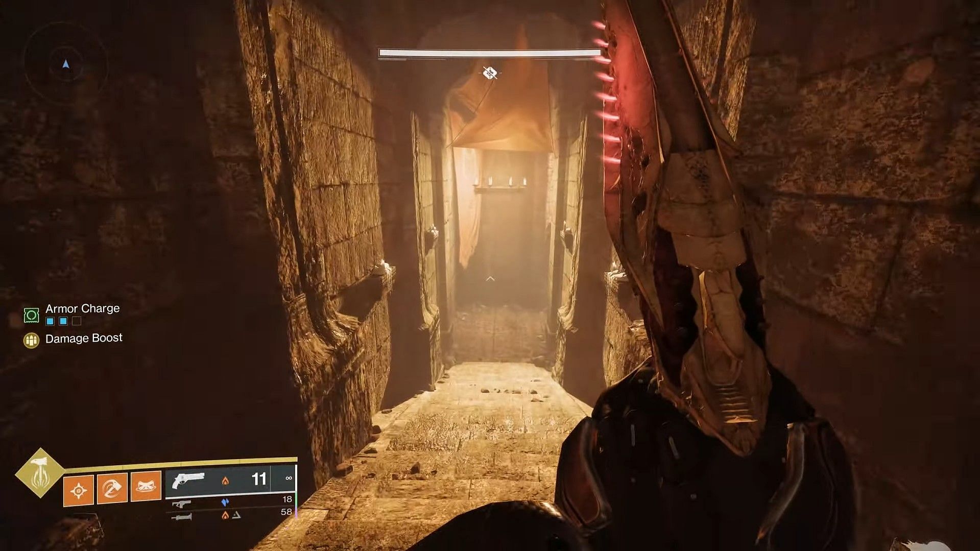 Destiny 2 Warlord&#039;s Ruin chest location 2. (Image via Bungie)
