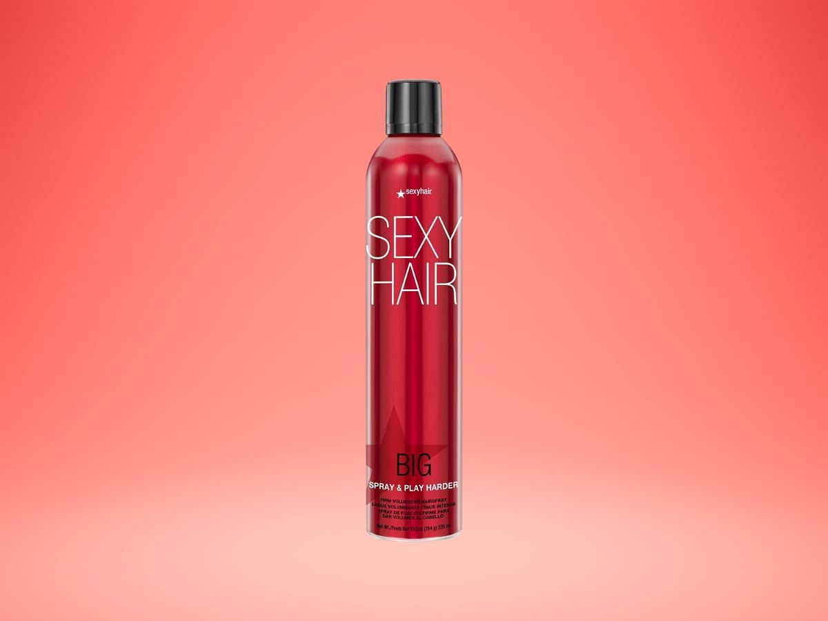 SexyHair Big Spray &amp; Play Harder Firm Volumizing Hairspray (Image via Amazon)