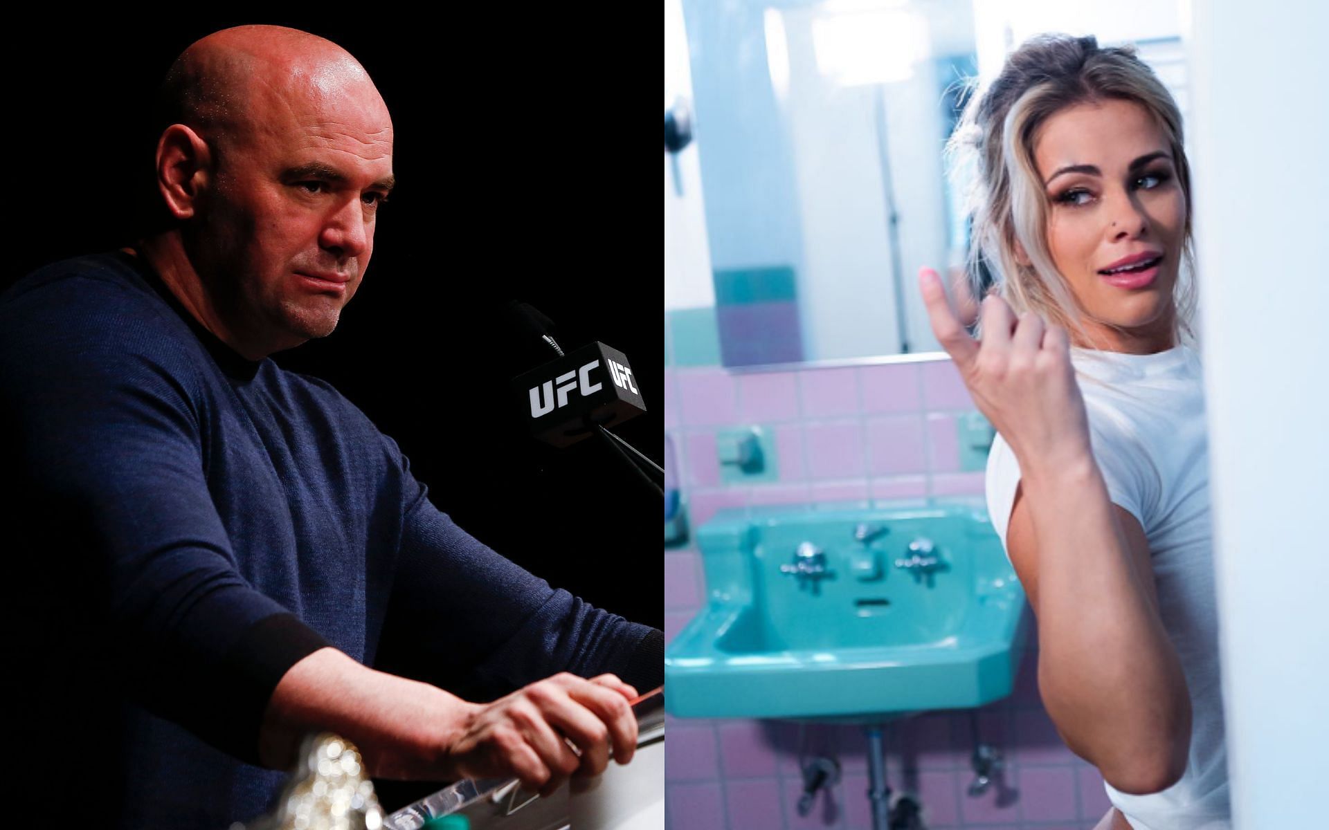 Dana White (left), Paige VanZant (right) [Image credits: Getty Images and @paigevanzant]