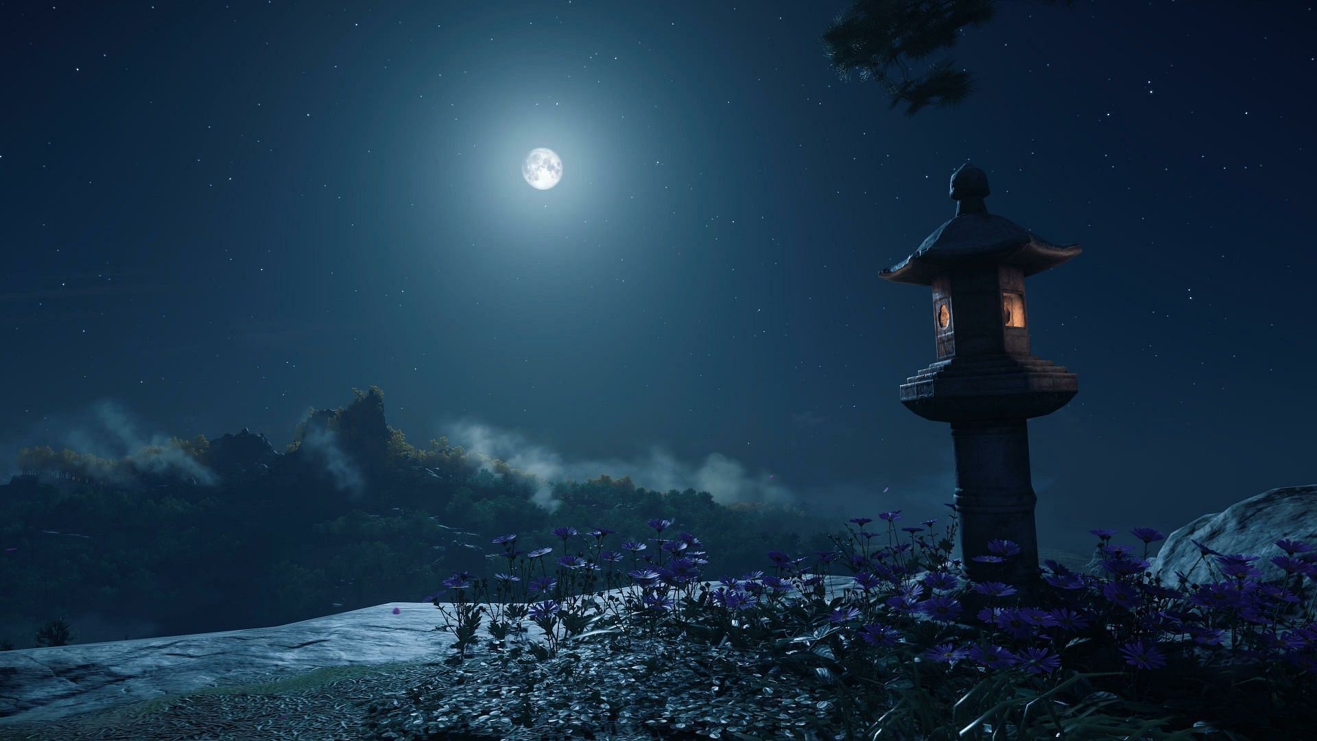 A moonlit landscape. (Image via Sucker Punch)