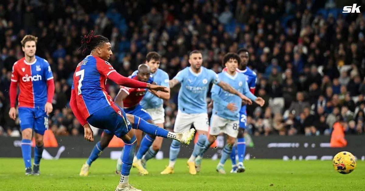 Manchester City were held to a draw at home to Crystal Palace on Saturday.