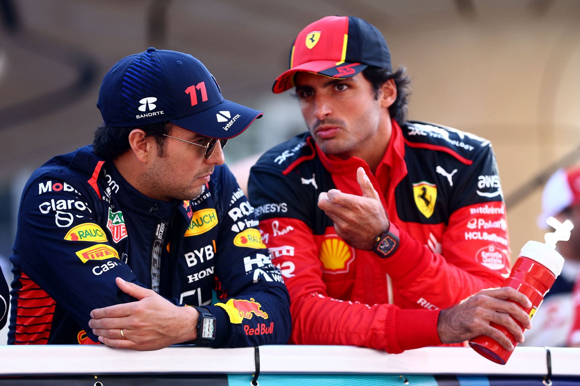 Sergio Perez and Carlos Sainz