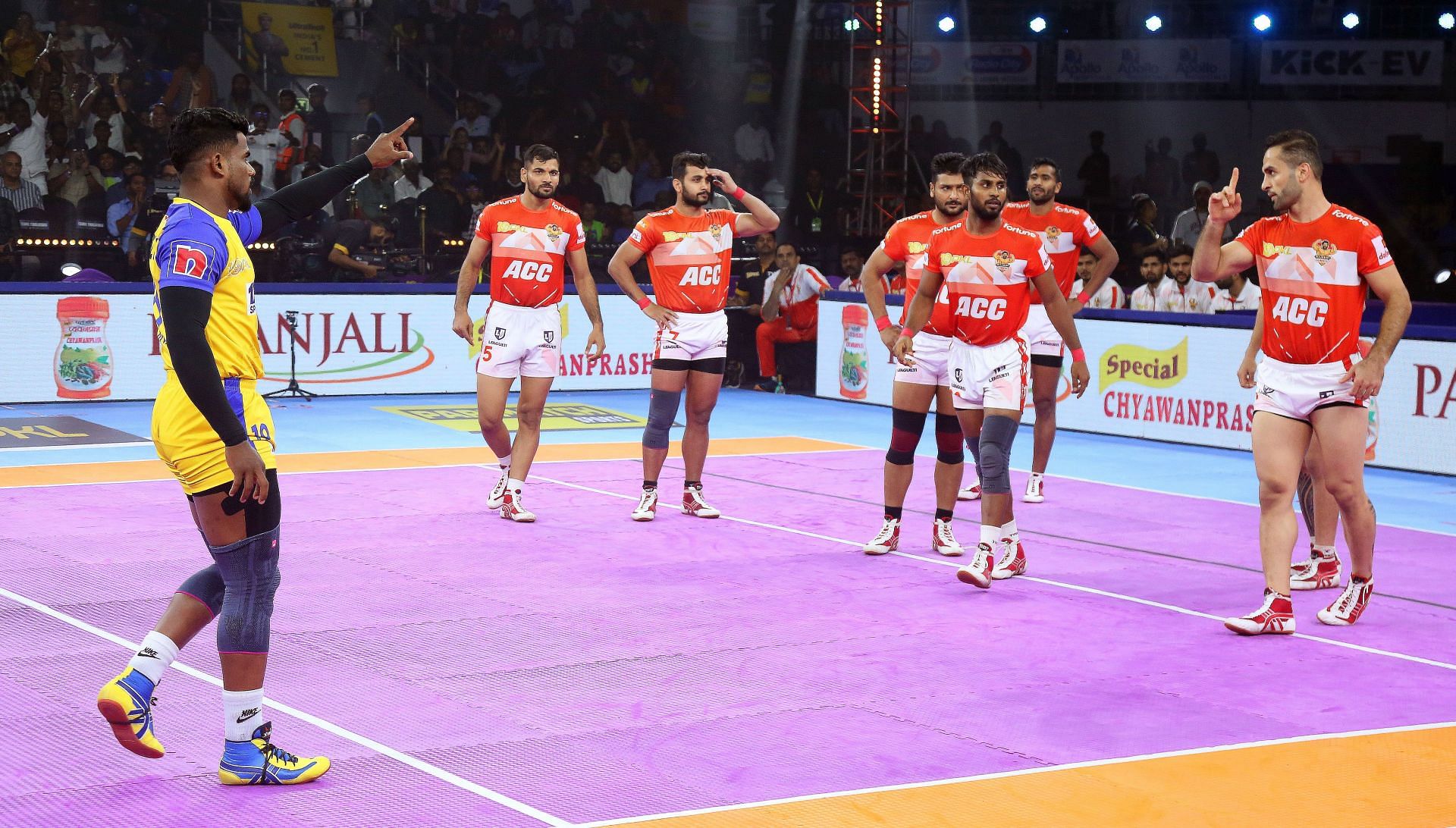 Gujarat Giants vs Tamil Thalaivas (Image via PKL)