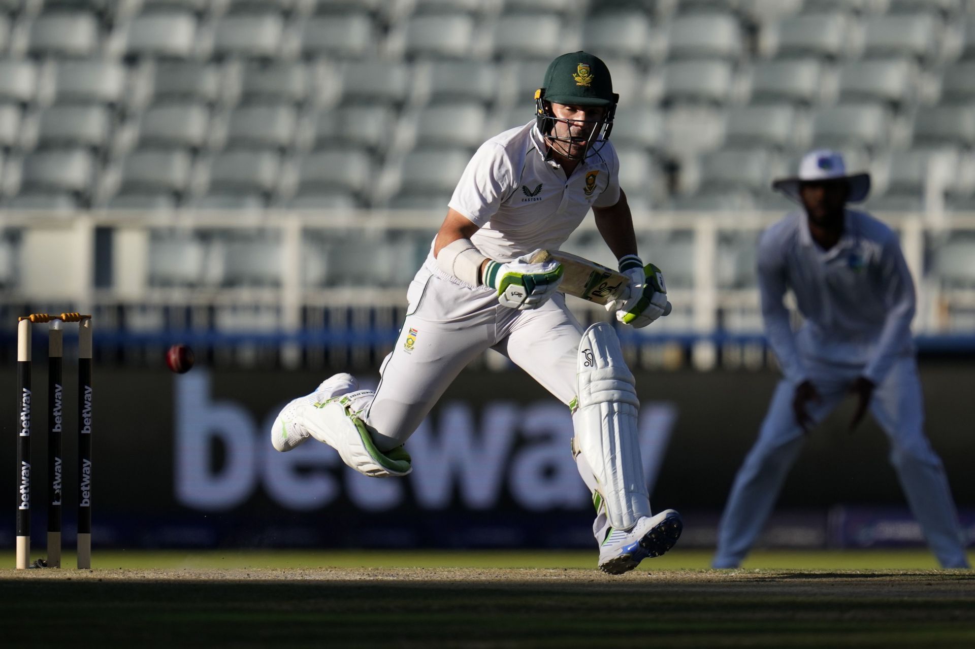 Dean Elgar ticked off a Centurion century in the first Test