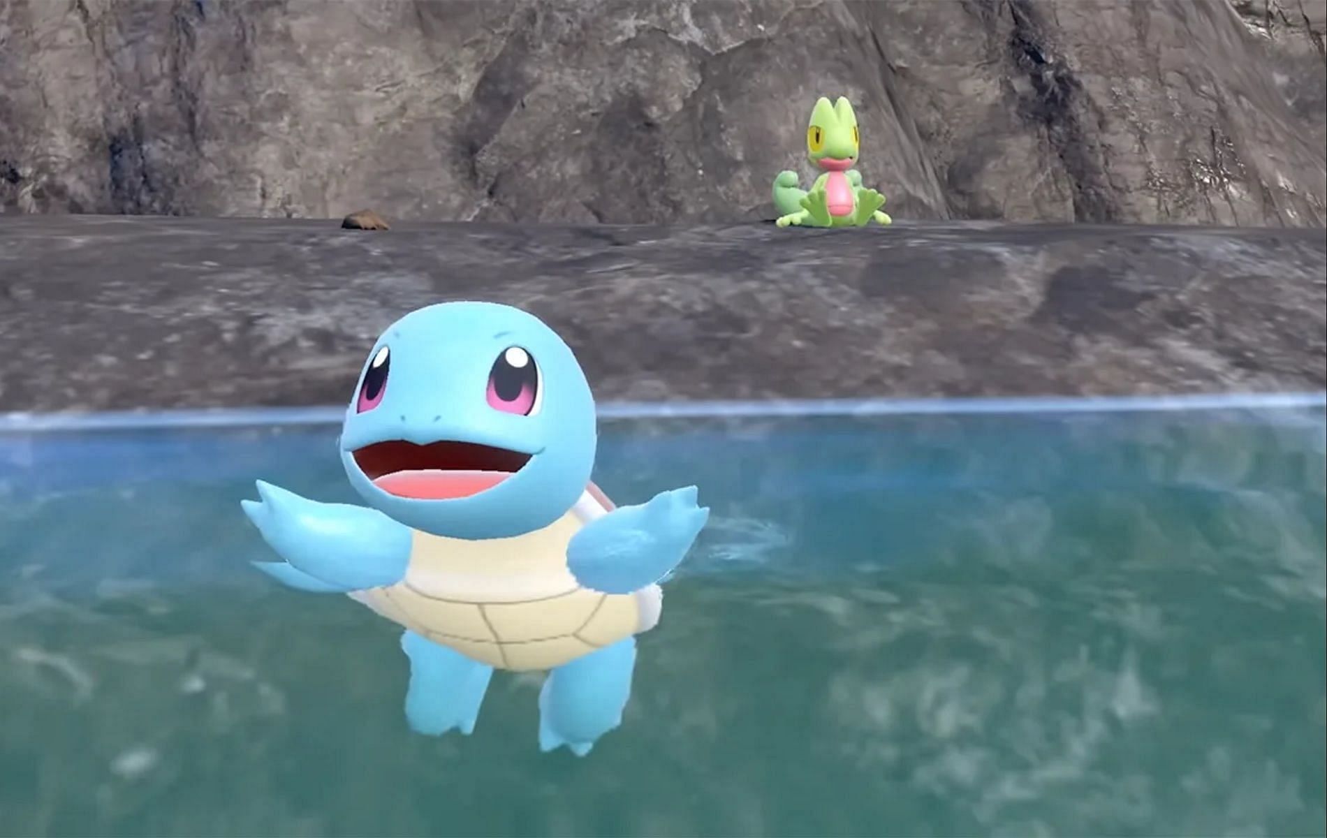 Squirtle and Treeko are now available in Pokemon Scarlet and Violet DLC (Image via TPC)