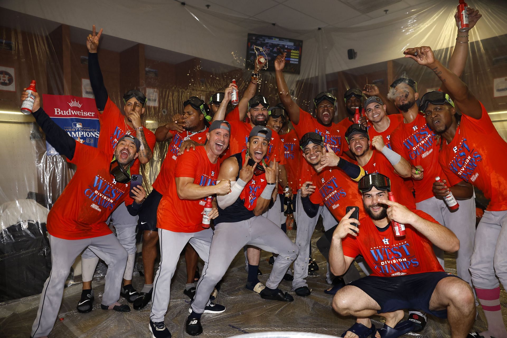 The Houston Astros clinched the AL West Division after a nail-biting end of the regular season with the Texas Rangers.