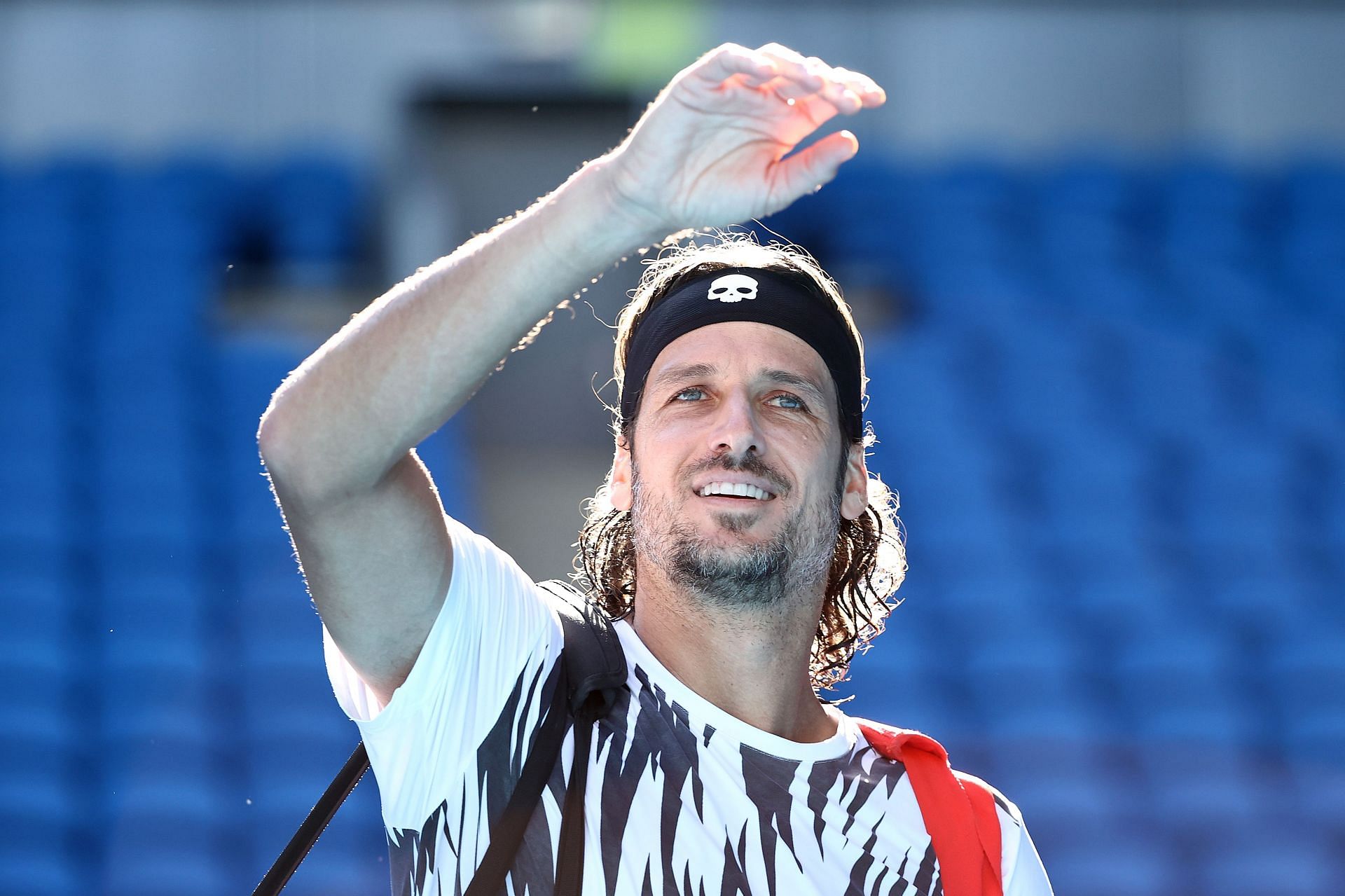 Feliciano Lopez at the 2021 Australian Open.