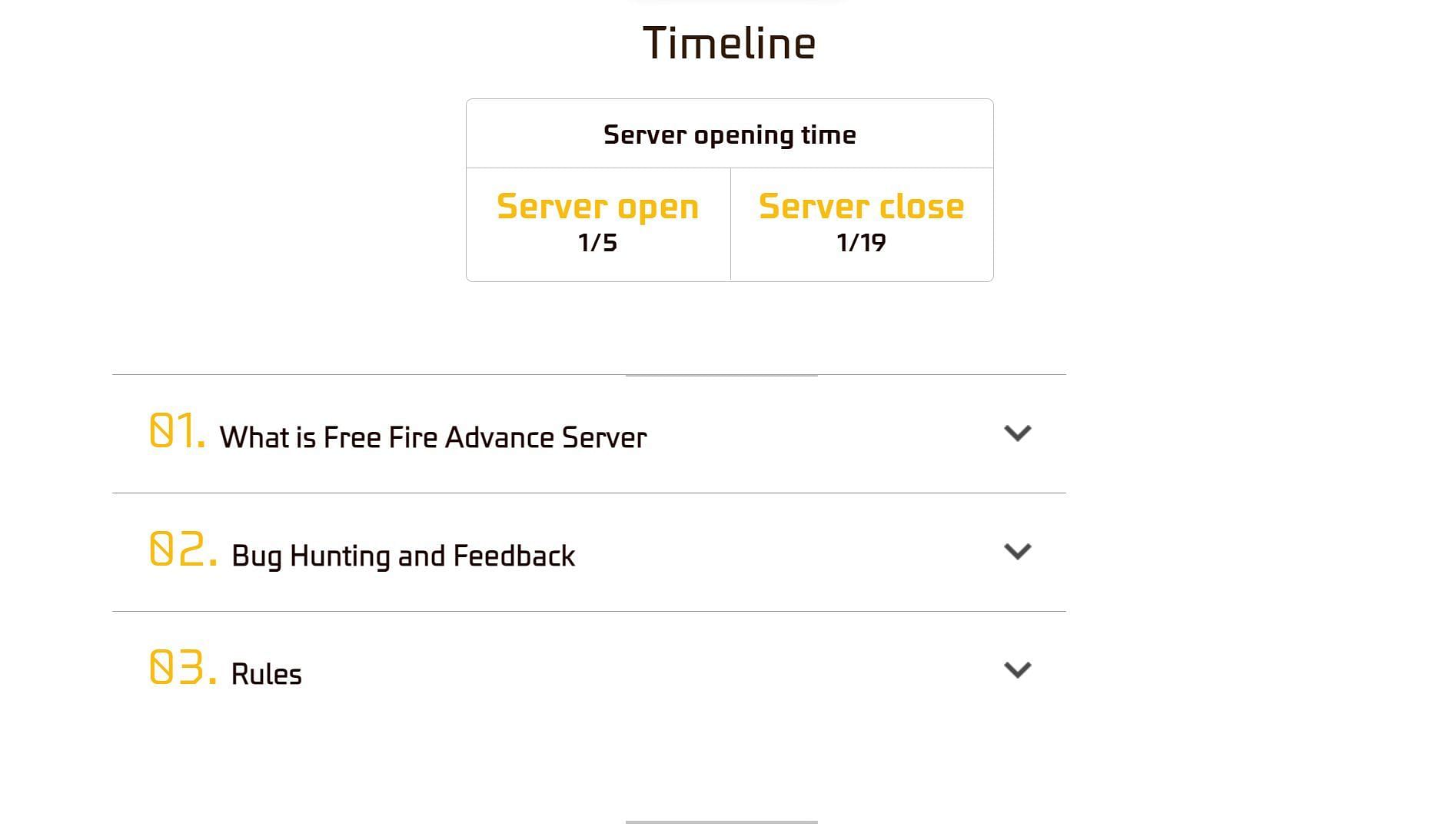 The OB43 Advance Server starts in early January (Image via Garena)