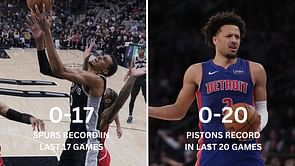 NBA in the abyss: Pistons and Spurs sink to unprecedented 17-game losing streaks
