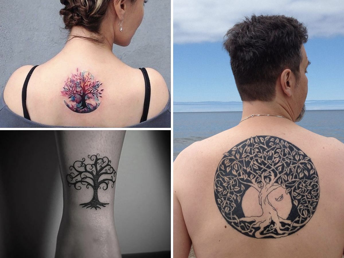 Dotwork Tree by River | Tatuaje del árbol de la vida, Tatuajes románticos,  Diseño de tatuaje de pluma