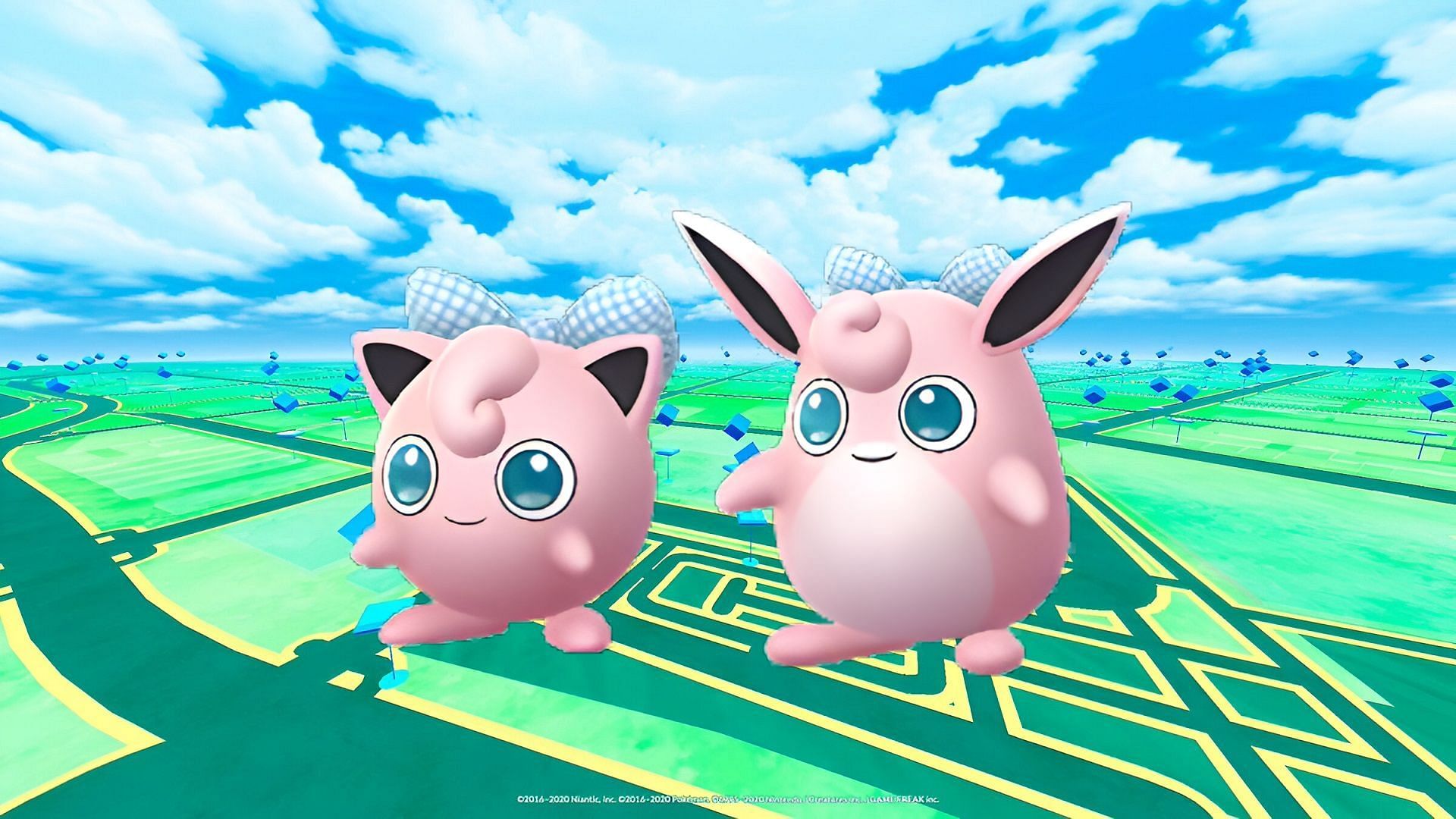 Ribbon Jigglypuff will retain its costume upon evolution (Image via Niantic)