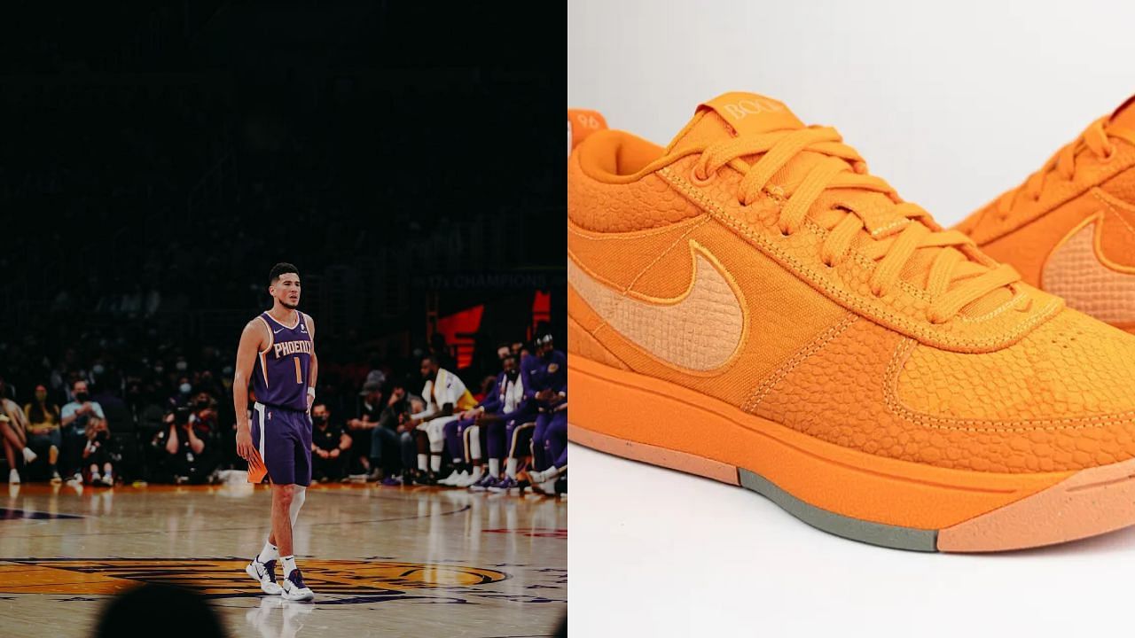 Devin booker air force 1 store on feet