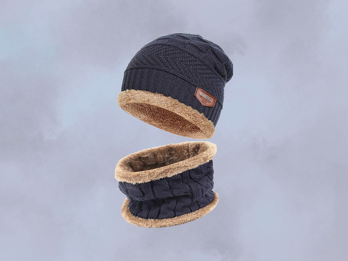 The FZ Fantastic Zone winter beanie set (Image via Amazon)