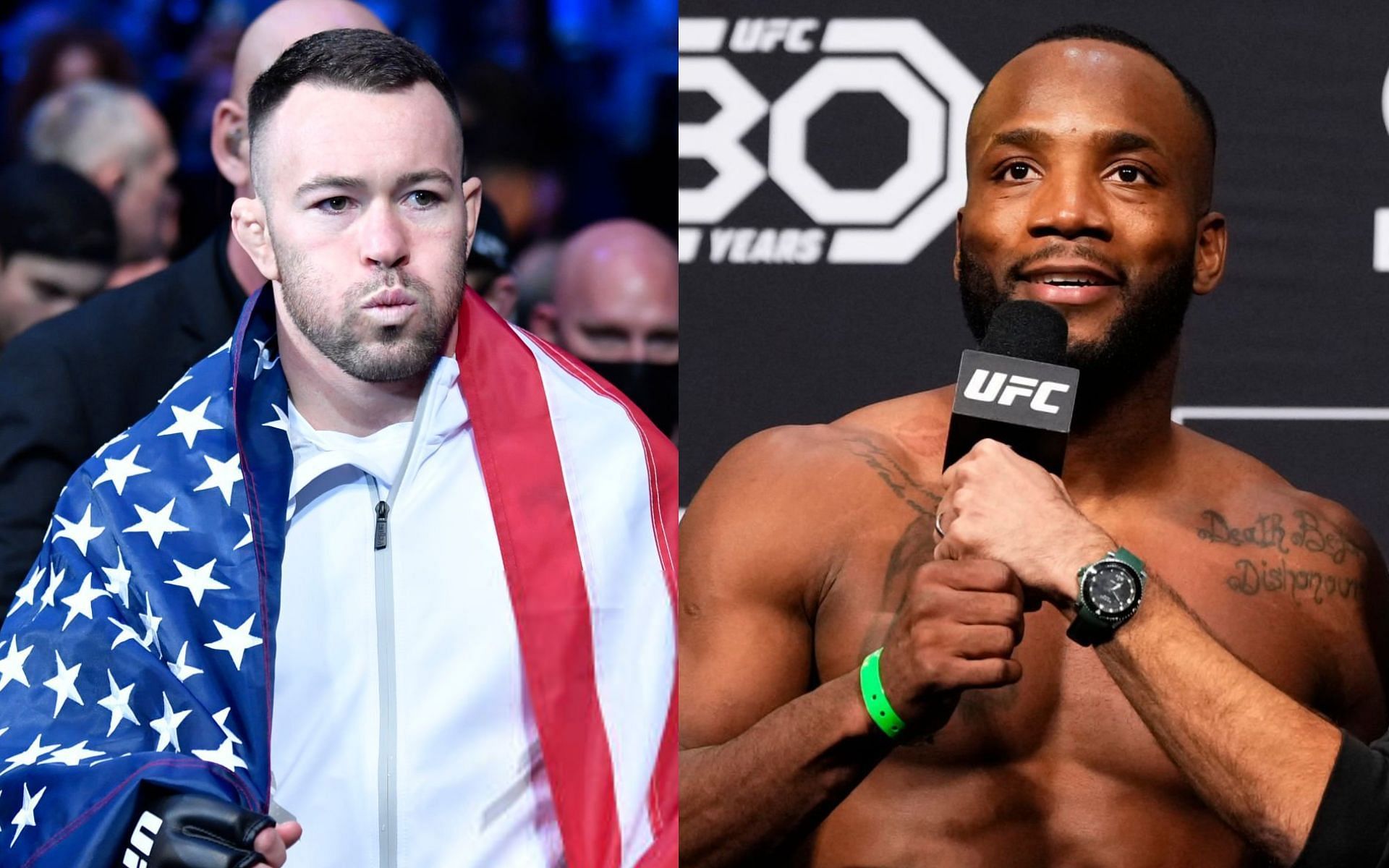 Colby Covington (left) could likely retire after UFC 296, says Leon Edwards (right) [Images Courtesy: @GettyImages]