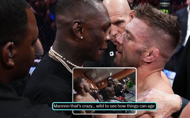 Israel Adesanya bumping into Dricus du Plessis in resurfaced sparring  footage breaks the internet [VIDEO]