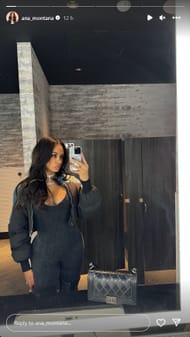 Ana Montana donned the all-black outfit and the Chanel handbag