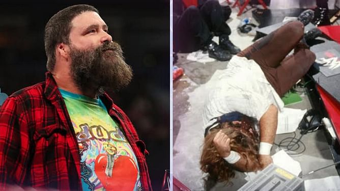 Mick Foley suddenly returns to the ring