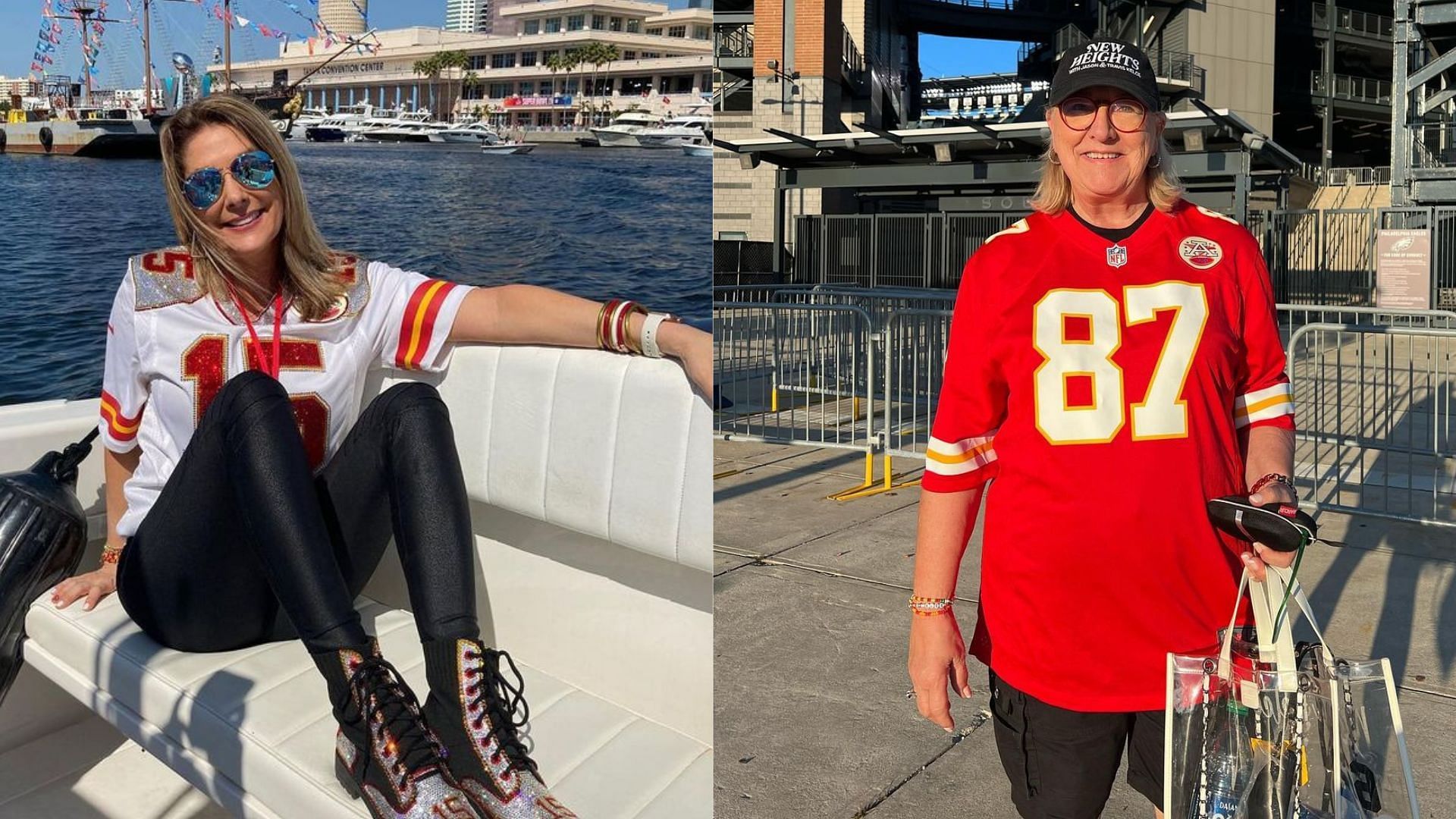 Randi Mahomes (left) and Donna Kelce (right) set to feature in life-size holograms in Kansas City