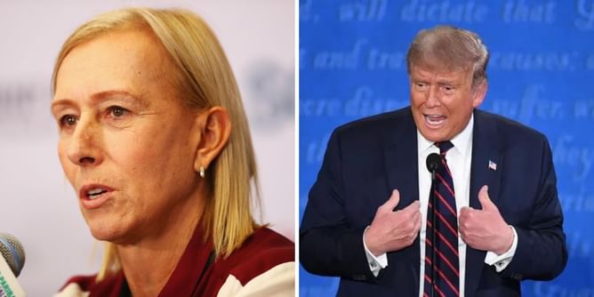 "War on women and non-white people" - Martina Navratilova on the prospect of Donald Trump becoming U.S. President in 2024