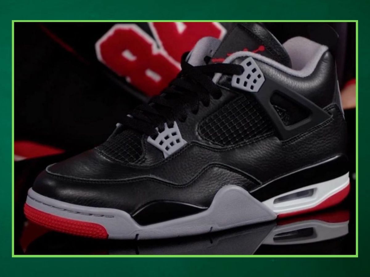 Jordan brand&rsquo;s Spring 2024 lineup: Air Jordan 4 &ldquo;Bred Reimagined&rdquo; (Image via SBD)