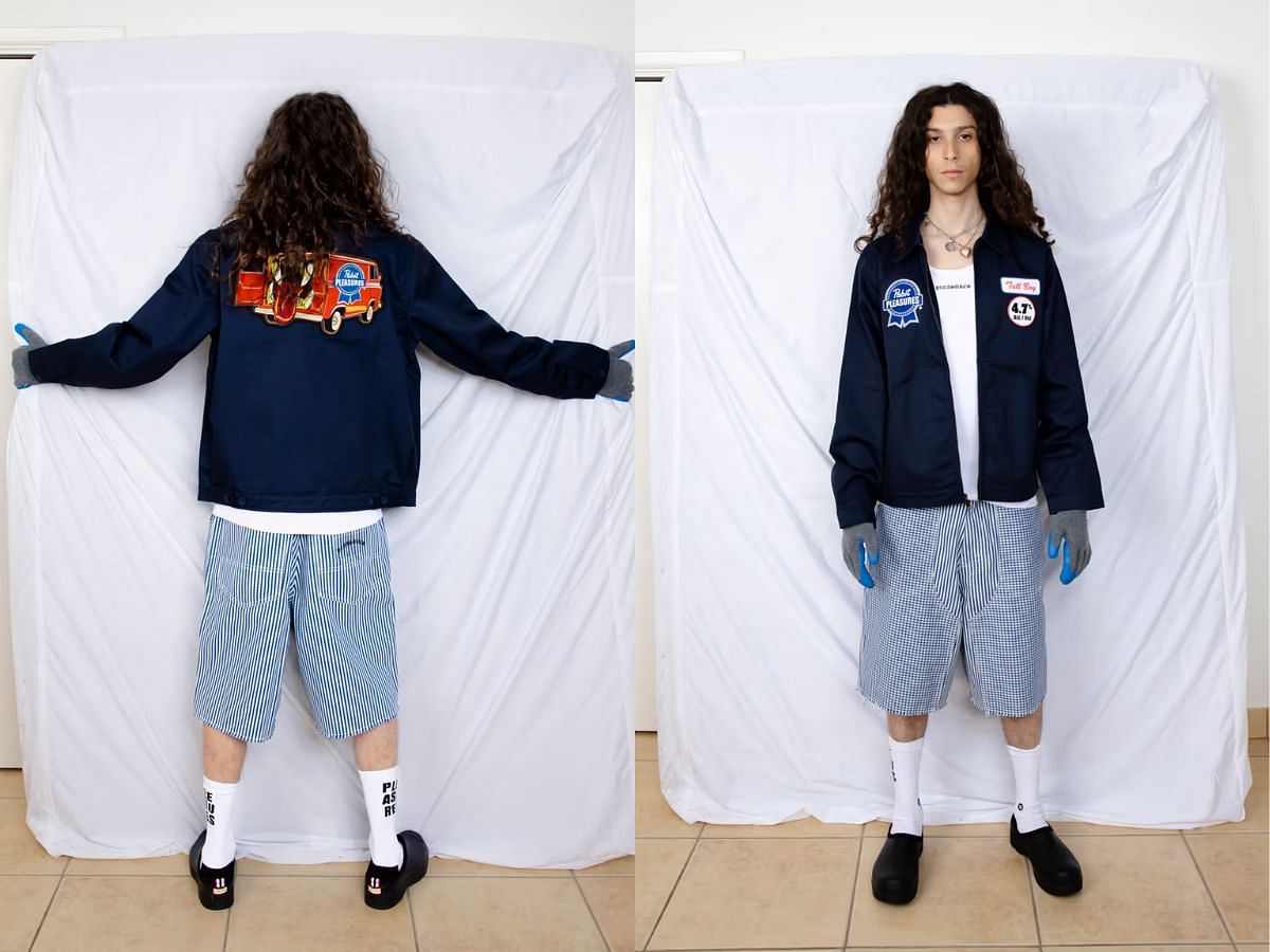 PLEASURES: Pabst Blue Ribbon collab capsule (Image via Nikki Nixon)