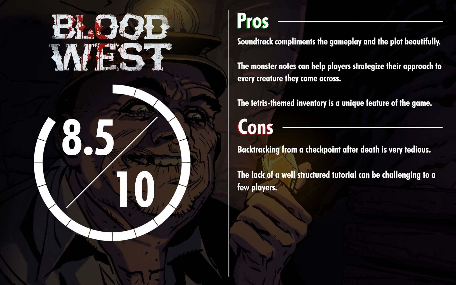 Blood West performs well in almost every single aspect. (Image via Sportskeeda)