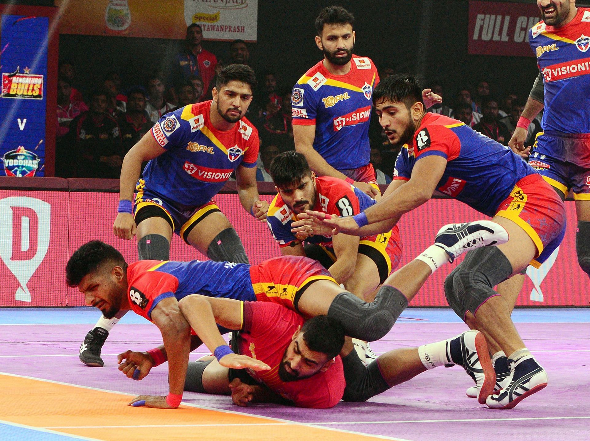 Bengal Warriors and UP Yoddhas share a nail-biting rivalry in the Pro Kabaddi League (Credit:PKL)