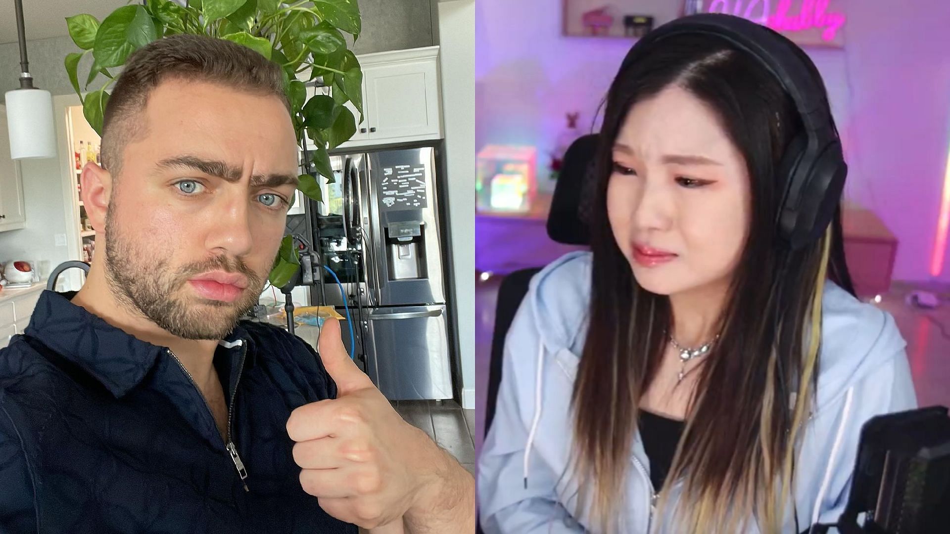 Mizkif offers help as Korean streamer HAchubby talks about the difficulties of moving from Twitch (Image via Mizkif/Instagram, HAchubby/Twitch)