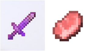 Hilarious Minecraft bug turns diamond sword into raw porkchop