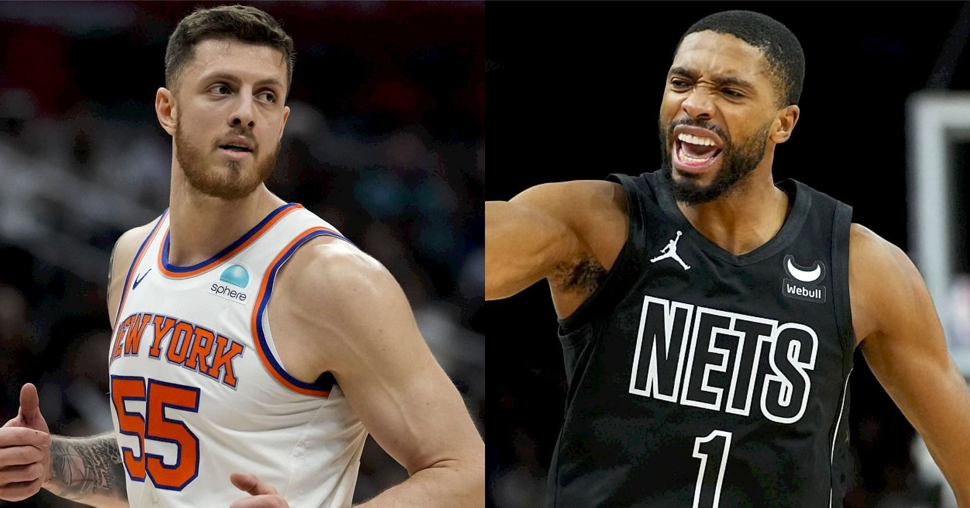 New York Knicks big man Isaiah Hartenstein and Brooklyn Nets star wing Mikal Bridges