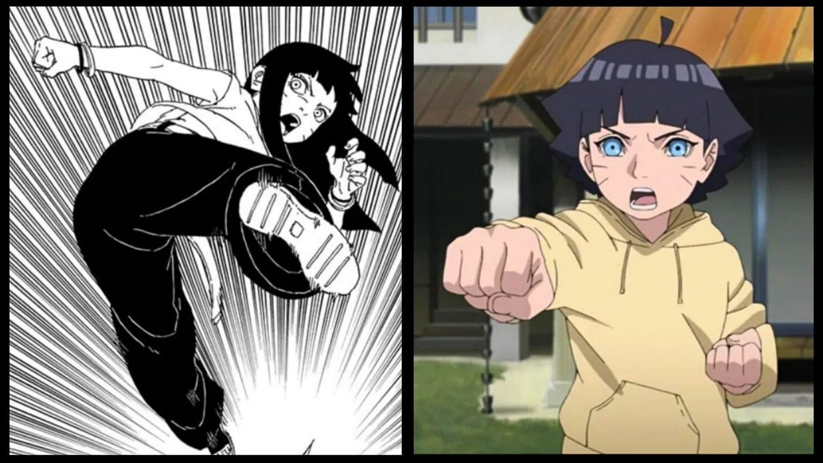 Does Himawari have Naruto's Tailed Beast chakra in Boruto Two Blue