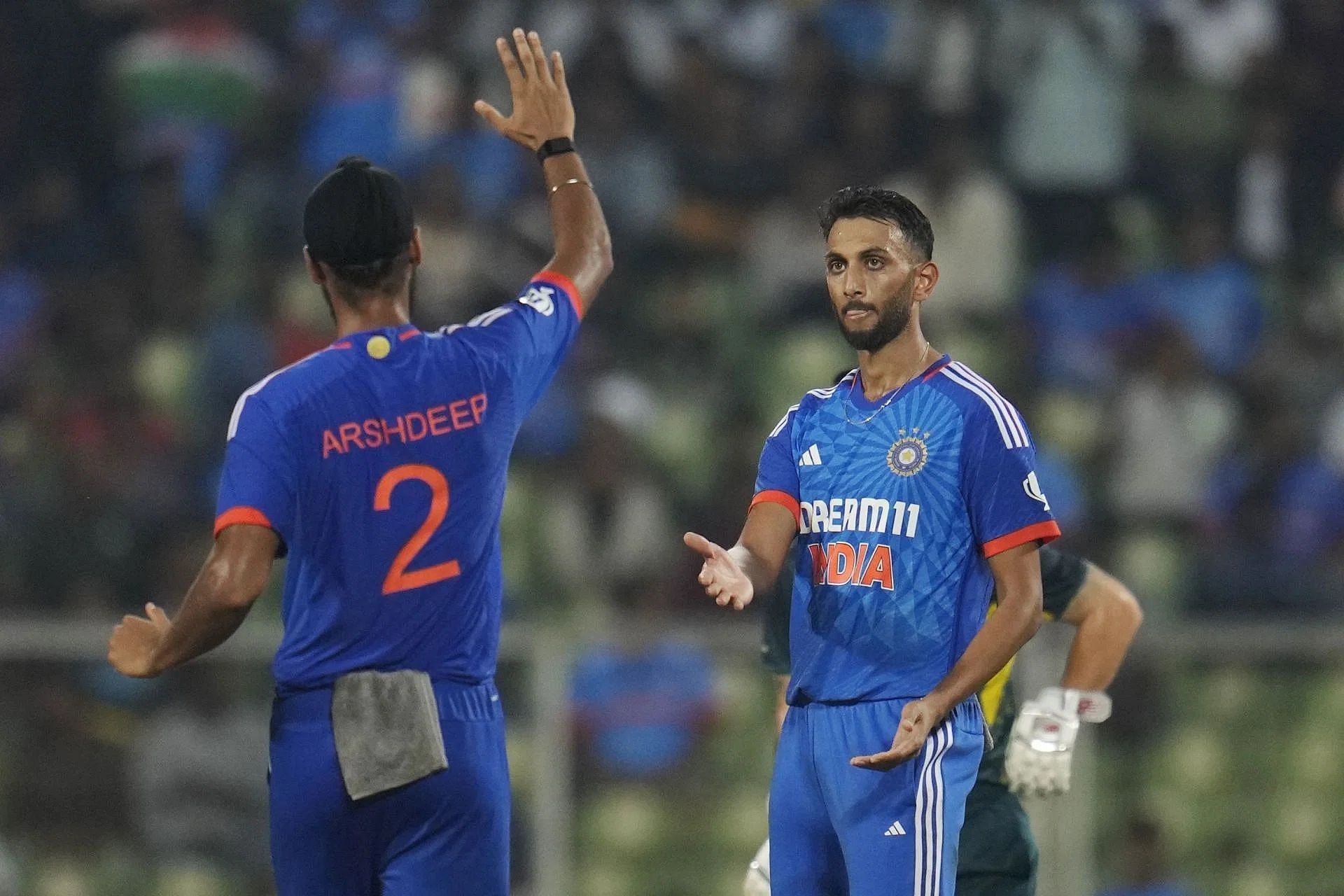 Prasidh Krishna (right) is yet to make his Test debut. [P/C: AP]