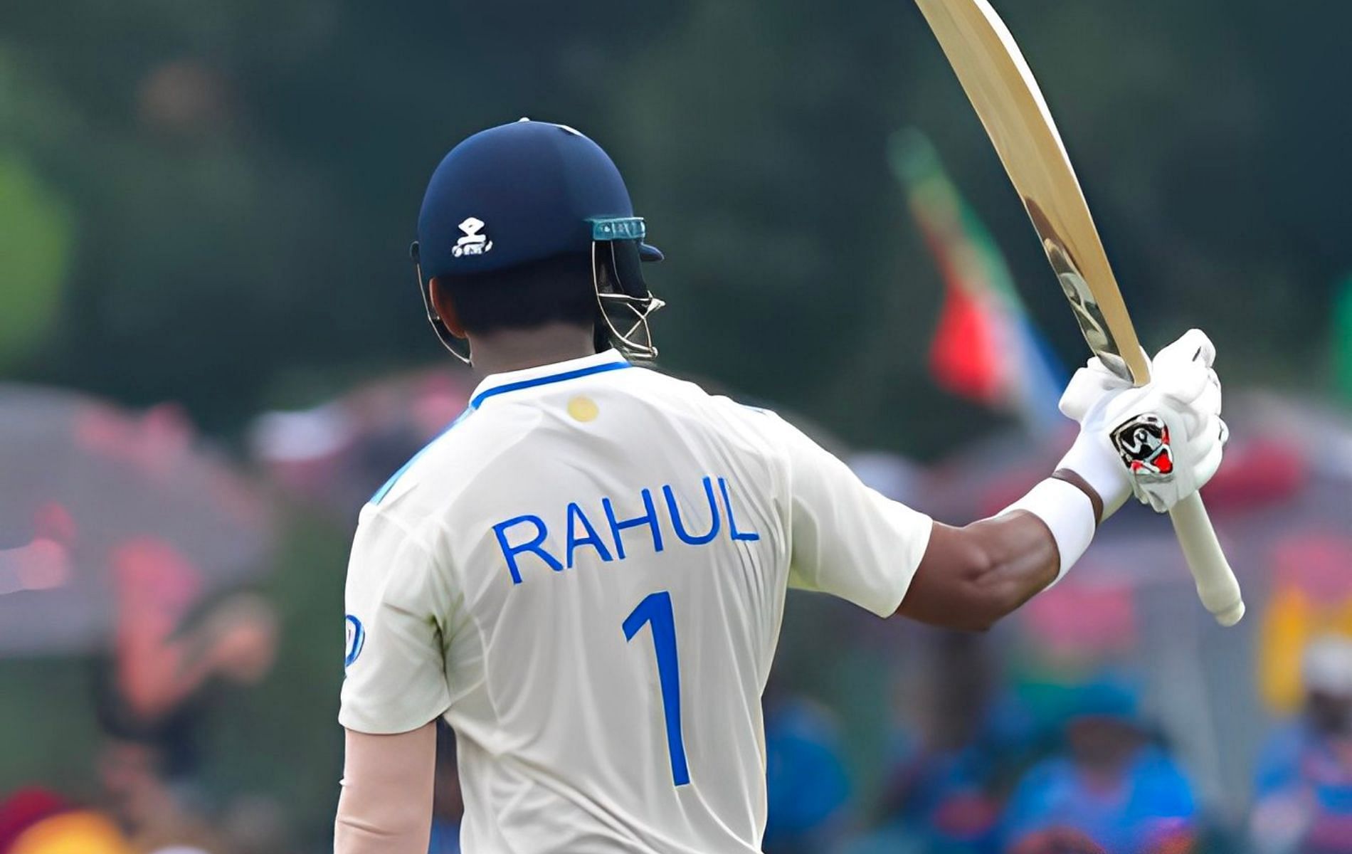 KL Rahul steadied the ship for India on Day 1. (Pic: X)