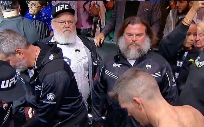 Stephen Thompson says Jumanji actor Jack Black walking him to the octagon at UFC 296 was “a dream come true”