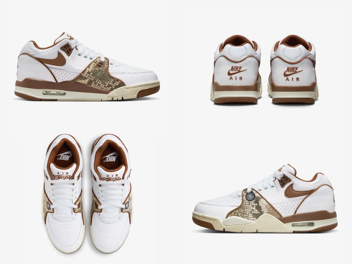 stussy: Nike Air Flight 89 Low x Stussy “Pecan” shoes: Where to