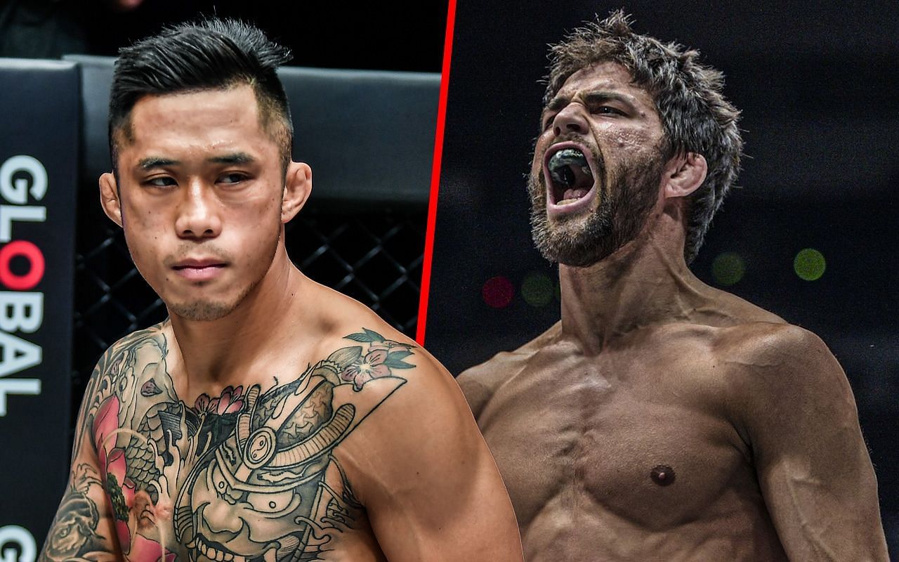 Martin Nguyen (Left) takes on Garry Tonon (Right) in Japan