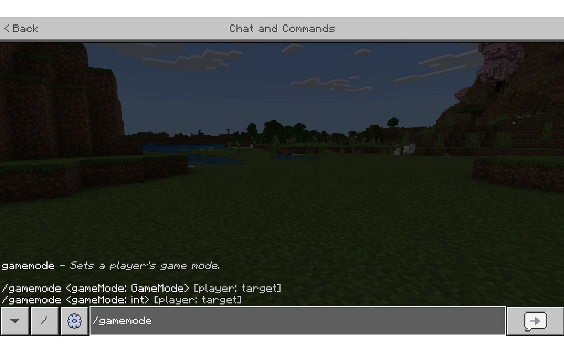 Easily change the game mode with this command (Image via Mojang)
