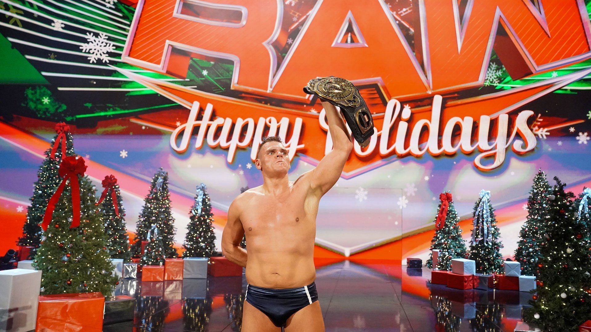 The Intercontinental Champion Gunther on RAW.