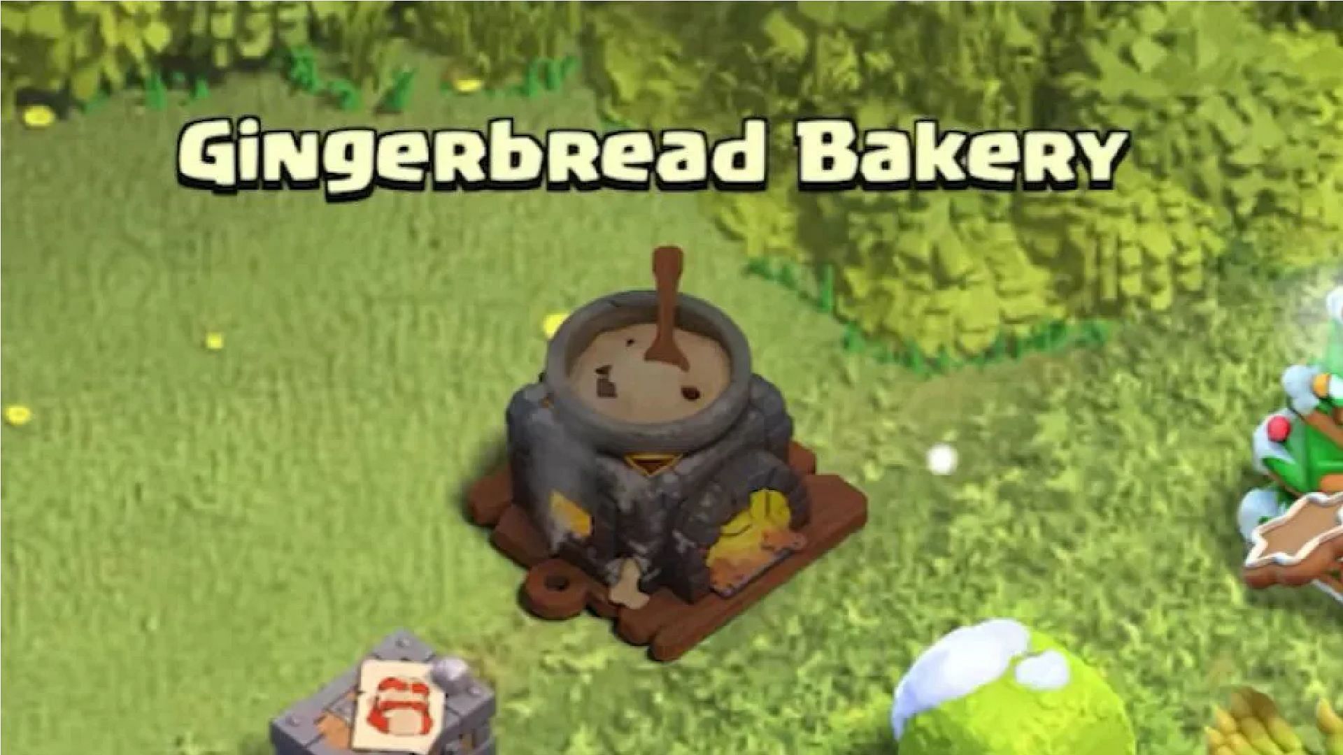 Gingerbread Bakery will brew more Sweet Elixir in COC (Image via Supercell)
