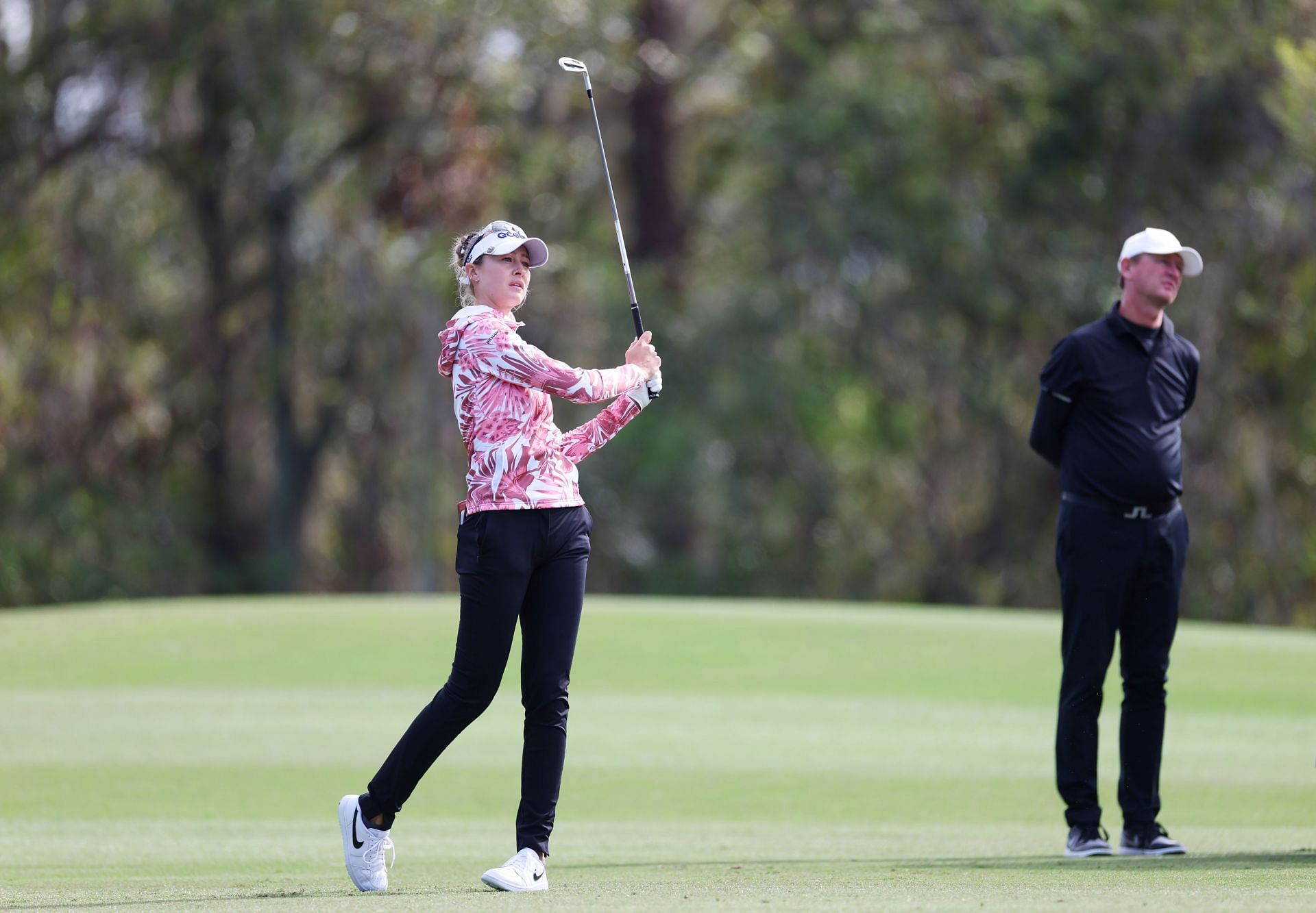 Nelly Korda and Petr Korda (Image via Mike Ehrmann/Getty Images)