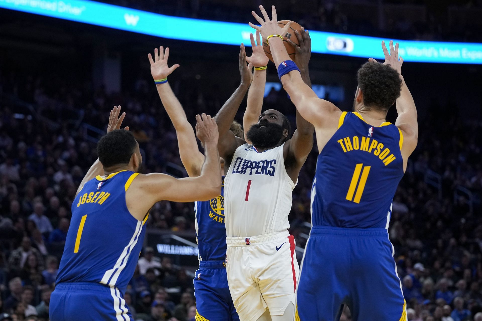 Clippers Warriors Basketball