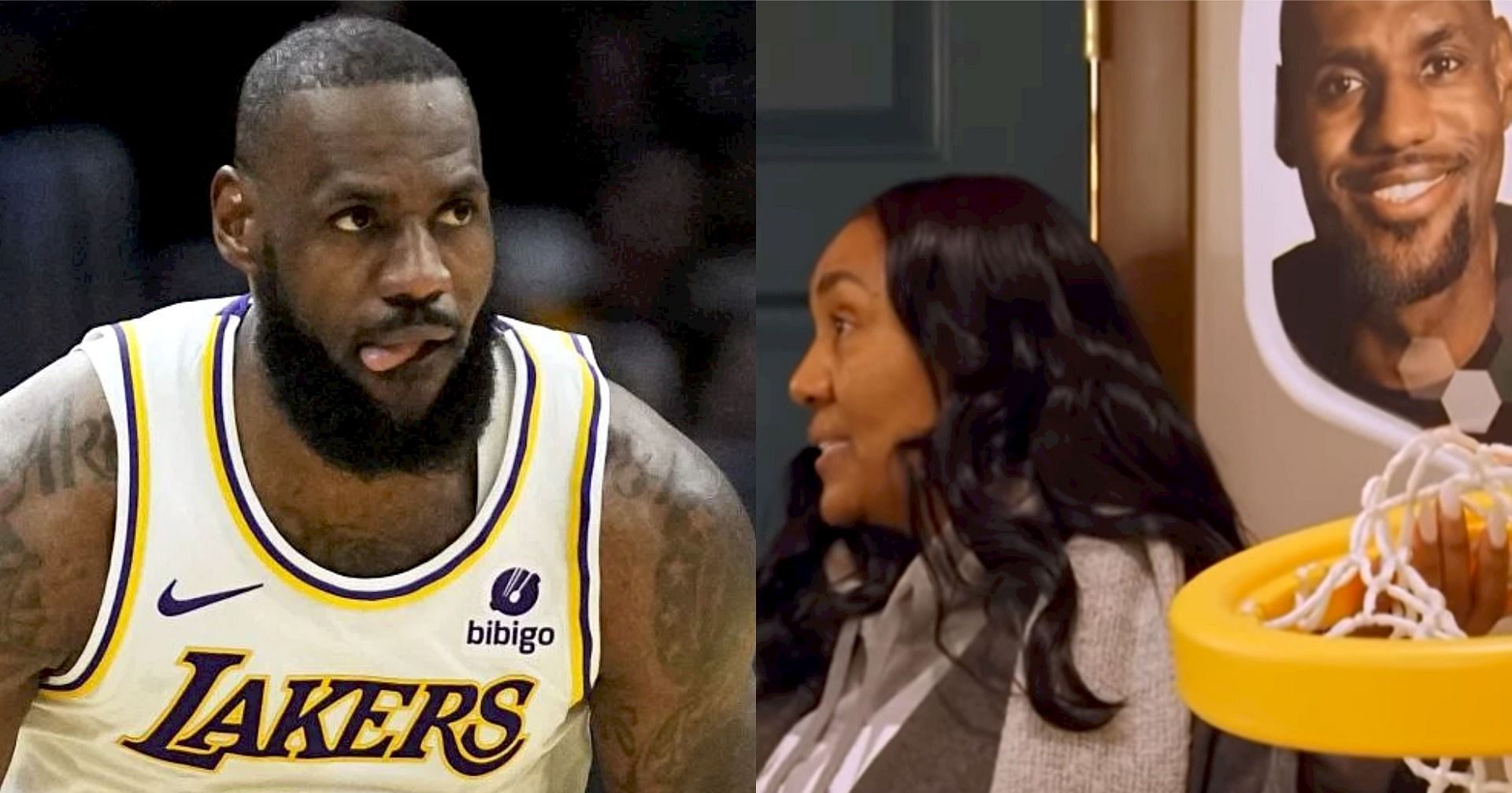 Gloria James recalls 2-year-old LeBron James crying over baby hoop being placed too low