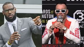 "Leave it, or come deal with me" - Colby Covington calls LeBron James 'coward' in rant against NBA legend
