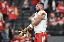 Travis Kelce's goalie aspirations spark Chicago Blackhawks' invite despite butchering Connor Bedard's name