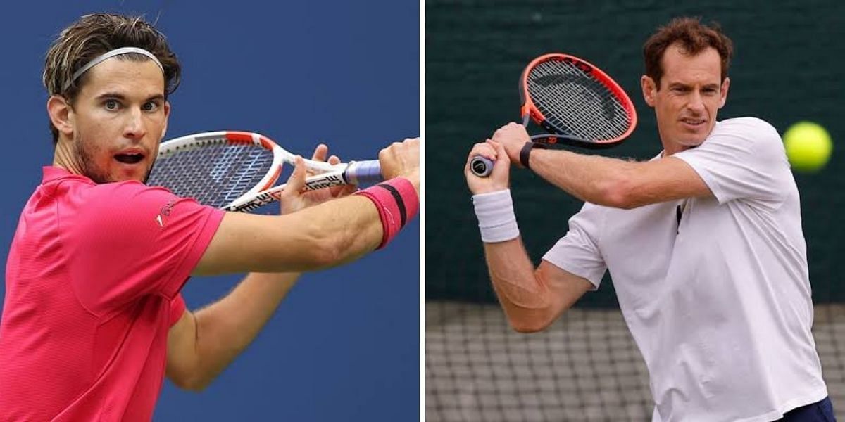 Murray and Dominic Thiem trains together 