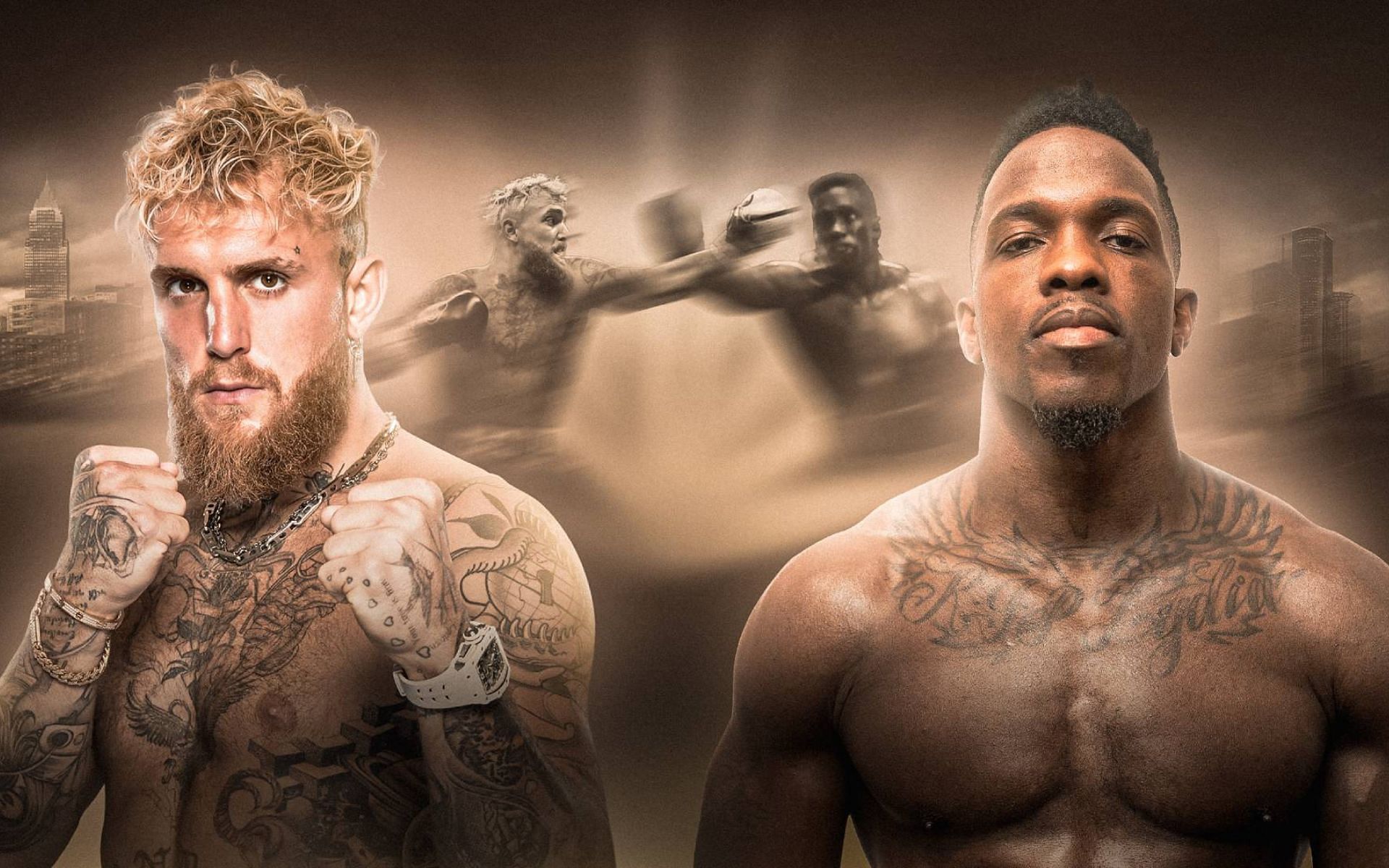 Jake Paul vs Andre August. [via DAZN]