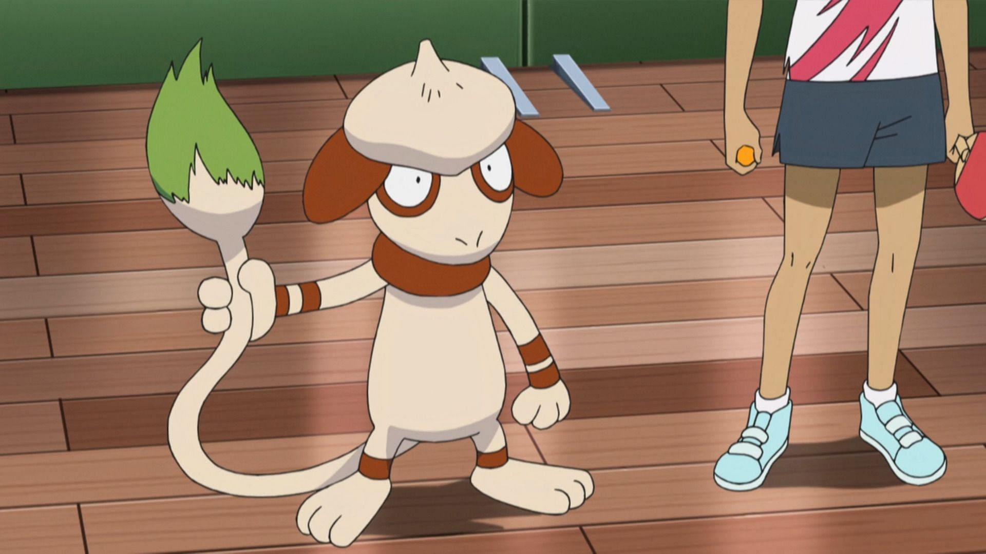 Smeargle, the Painter Pokemon, as seen in the anime (Image via The Pokemon Company)